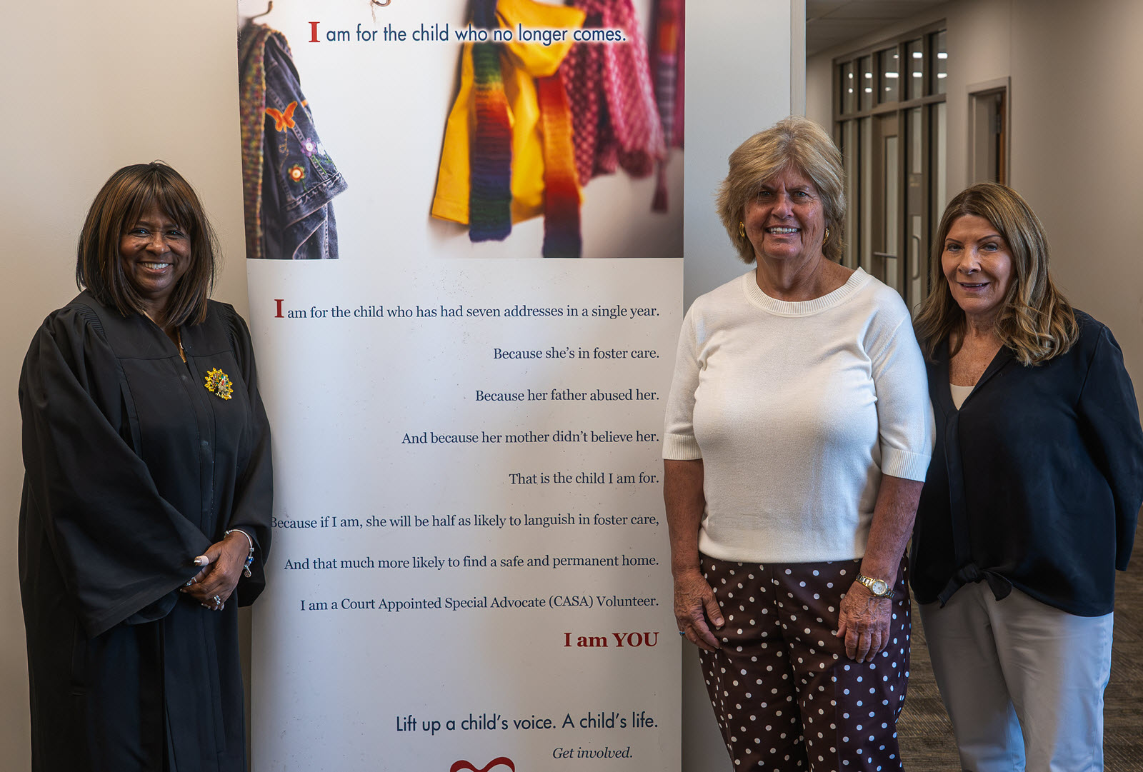 Community Mental Health Board visit with CASA of River Valley